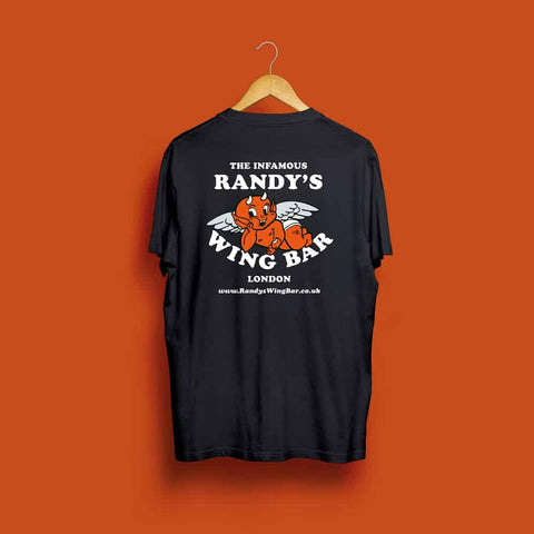 Sinner - Randy's Wing Bar - Black Tee